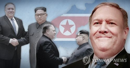 폼페이오 3차 방북 (PG)