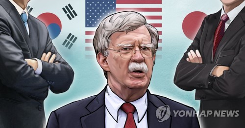 한일 갈등 속 미국 존 볼턴 보좌관 한일 방문 (PG)