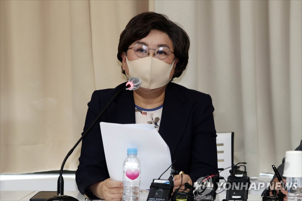 서울시장 보선 출마선언하는 이혜훈 전 의원