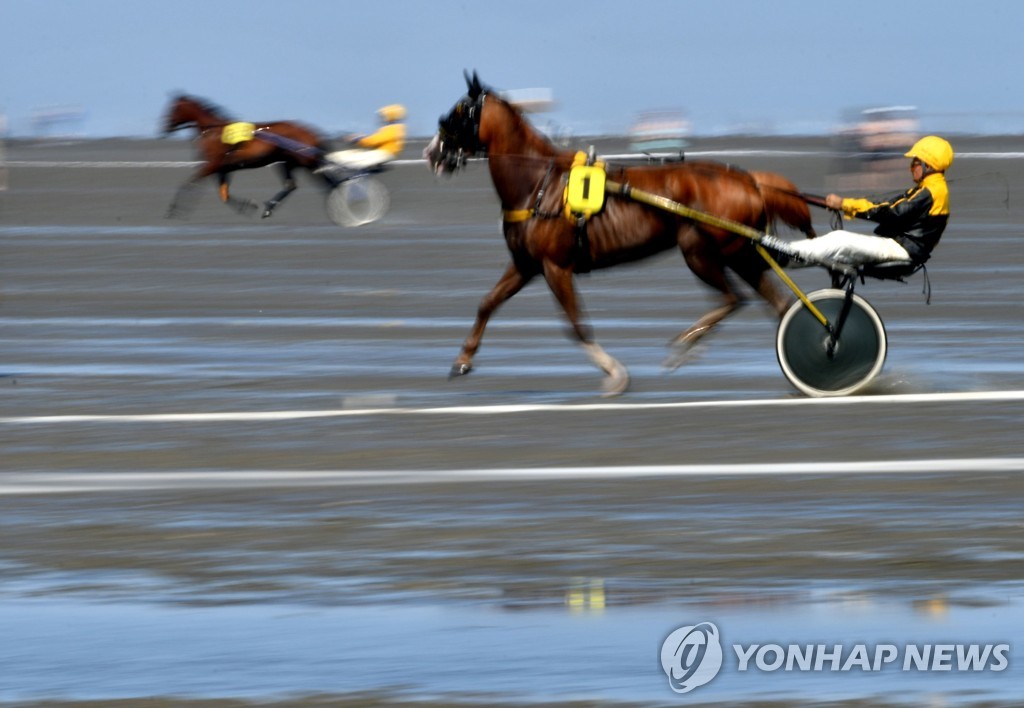 GERMANY-TRADITION-HORSE RACE-MUD-FEATURE