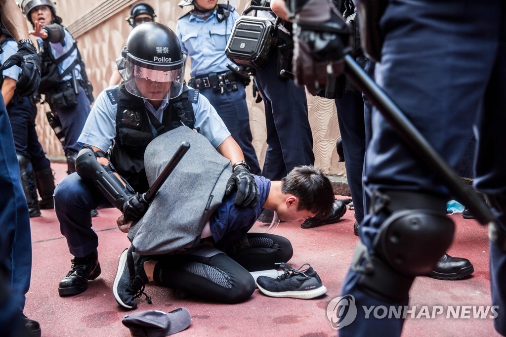TOPSHOT-HONG KONG-CHINA-POLITICS-UNREST