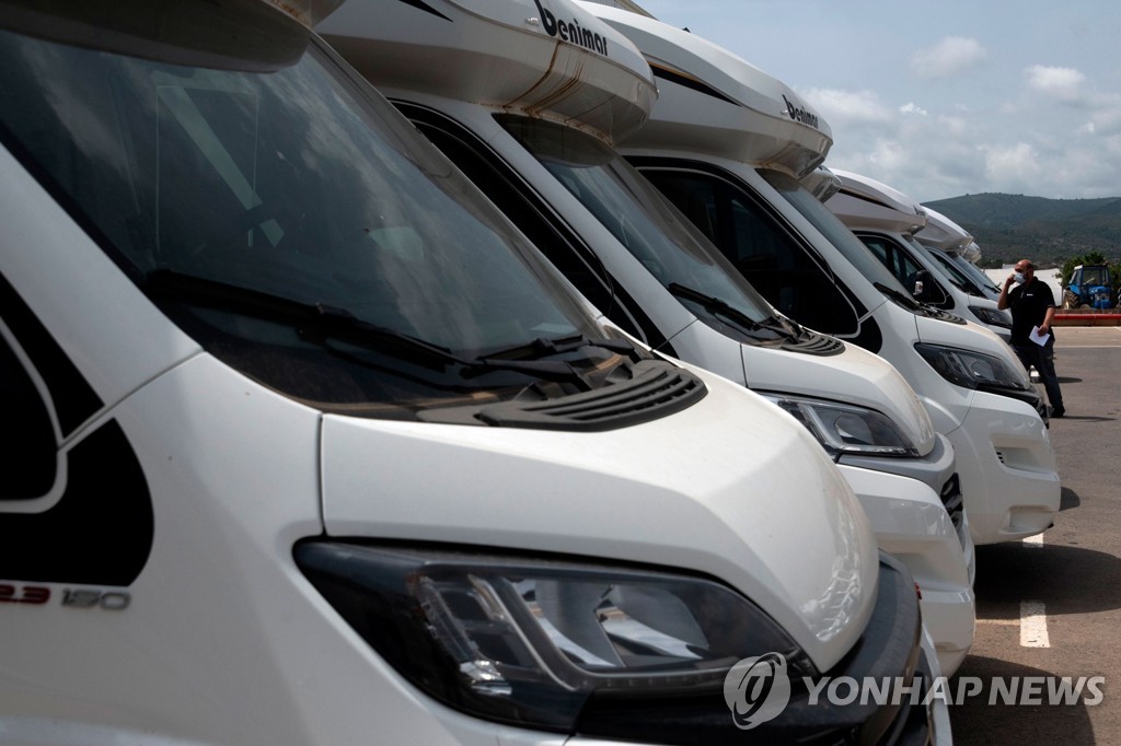 SPAIN-HEALTH-VIRUS-EUROPE-TOURISM-LEISURE-MOTORHOMES