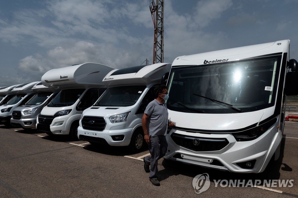SPAIN-HEALTH-VIRUS-EUROPE-TOURISM-LEISURE-MOTORHOMES