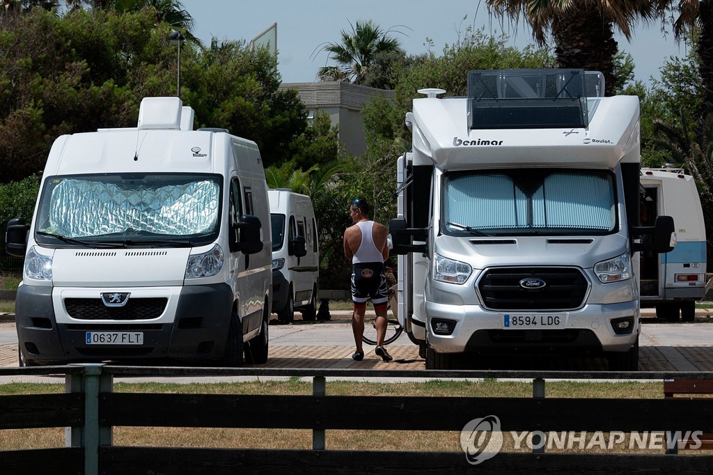 SPAIN-HEALTH-VIRUS-EUROPE-TOURISM-LEISURE-MOTORHOMES