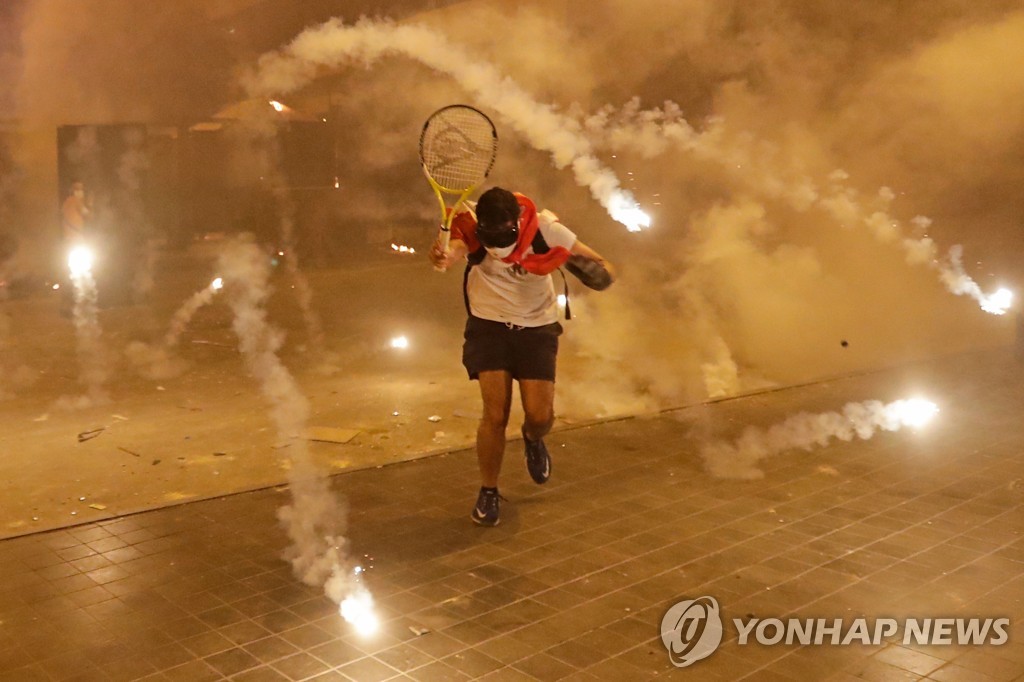 LEBANON-PROTEST-BLAST