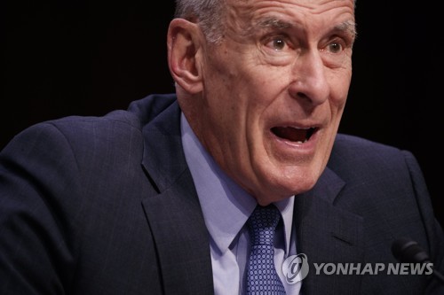 상원 군사위원회 청문회 참석한 美 국가정보국장