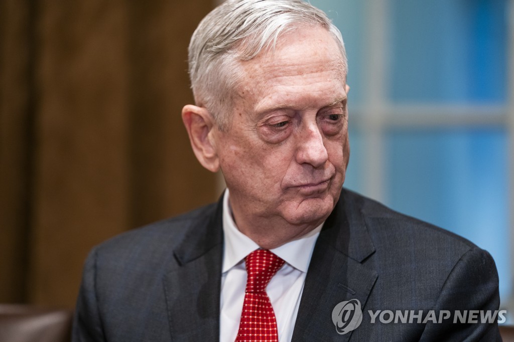 제임스 매티스 전 국방장관