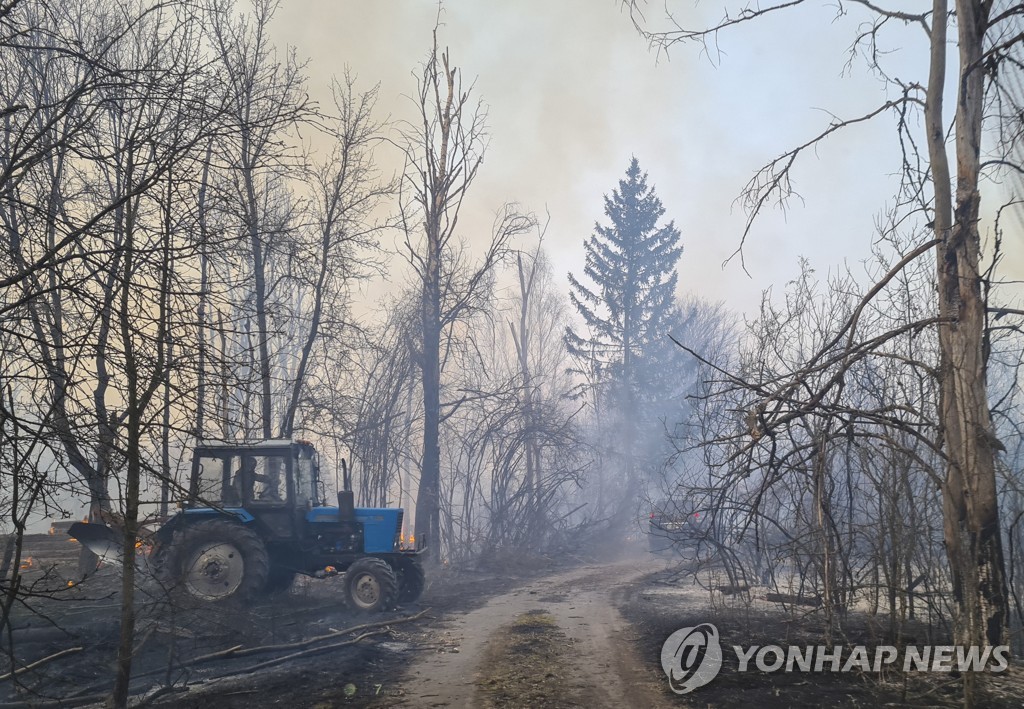UKRAINE CHERNOBYL FOREST FIRE