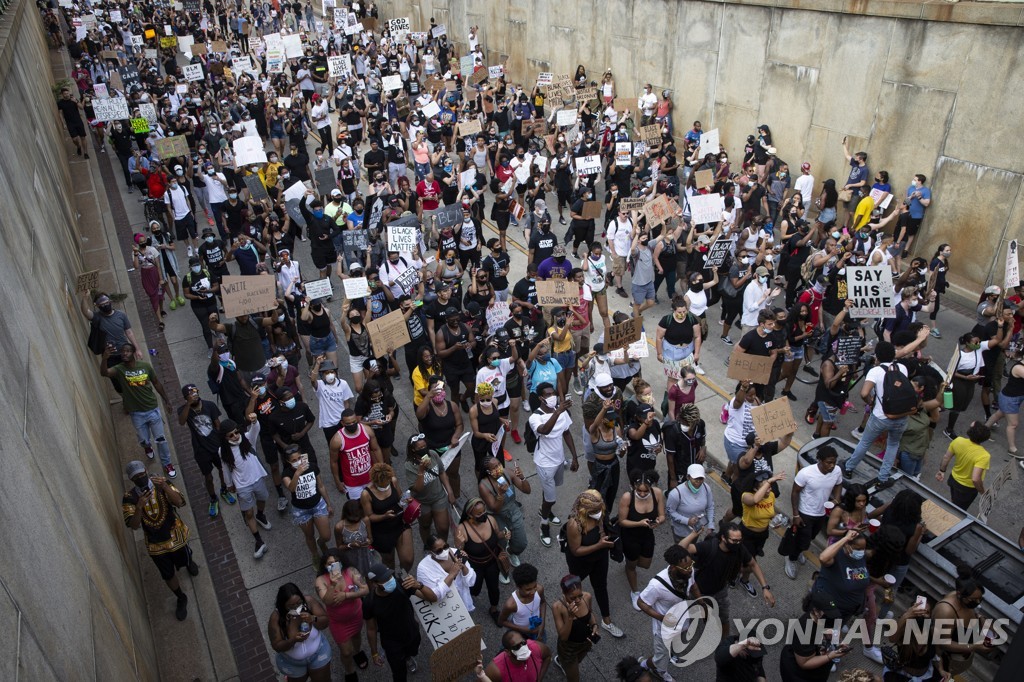 USA GEORGE FLOYD DEATH PROTEST