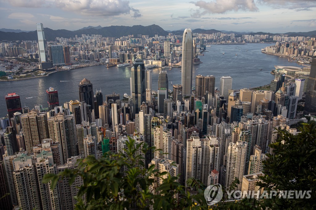 아시아 최대의 금융도시 홍콩의 위상이 홍콩보안법 때문에 급변했다.[EPA=연합뉴스 자료사진]