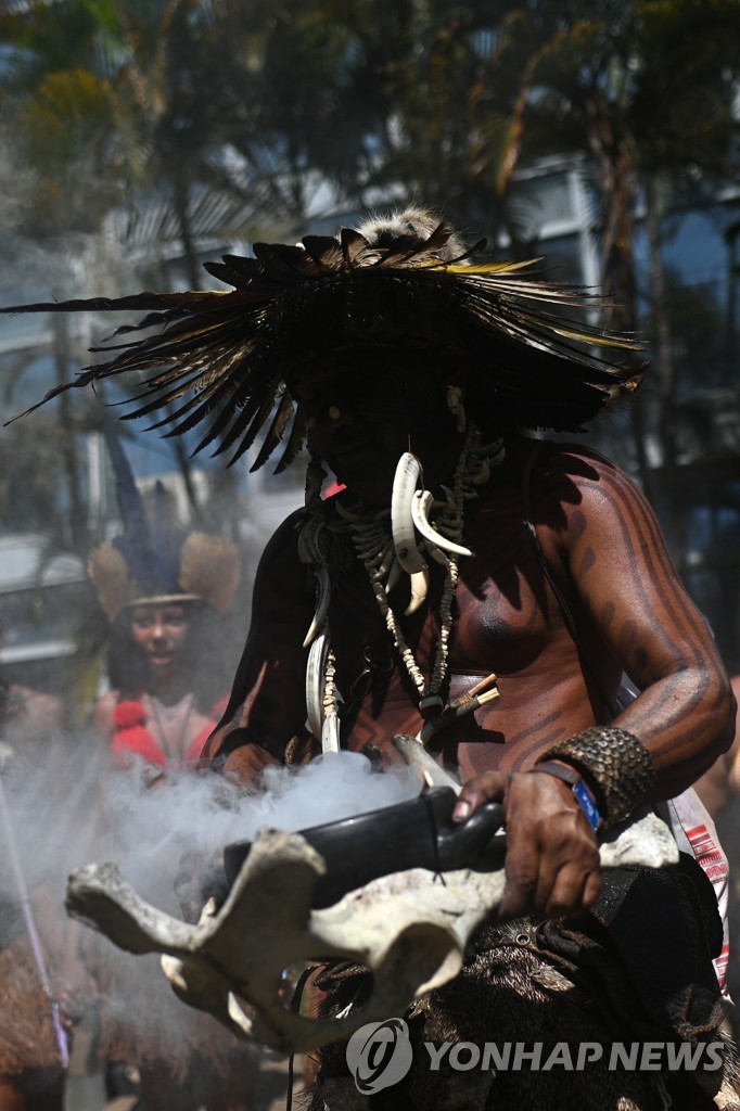 BRAZIL INDIGENIOUS PROTESTS