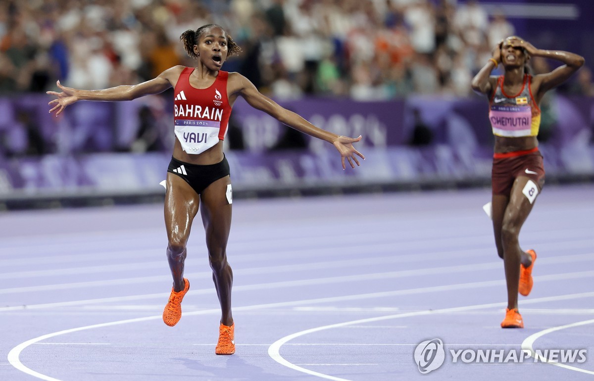 야비, 여자 3,000ｍ 장애물 우승