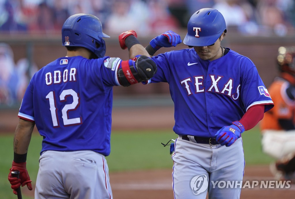 BBA,BBN,BBO,SPO-TEXAS-RANGERS-V-SAN-FRANCISCO-GIANTS