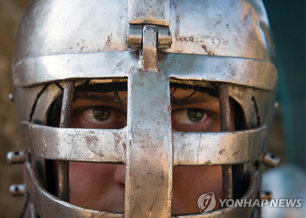2019 Genoese Helmet international knight festival in Crimea, Russia