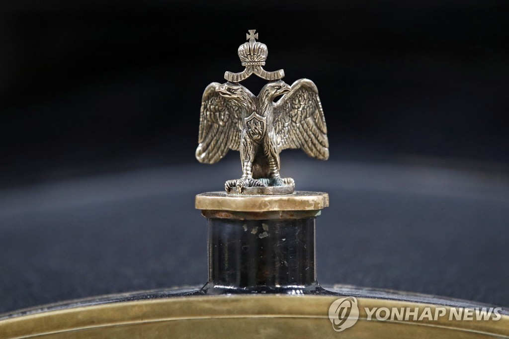 Exhibition of retro cars at Moscow's VDNKh exhibition center