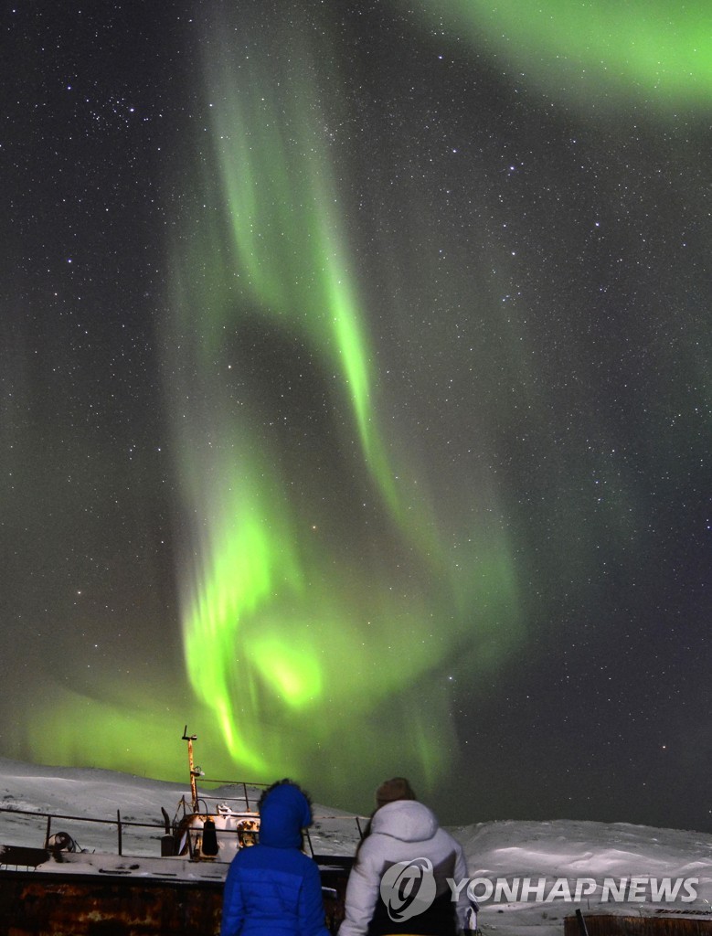 Northern Lights in Murmansk Region, Russia