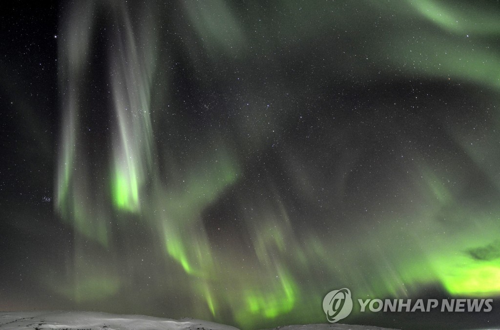 Northern Lights in Murmansk Region, Russia