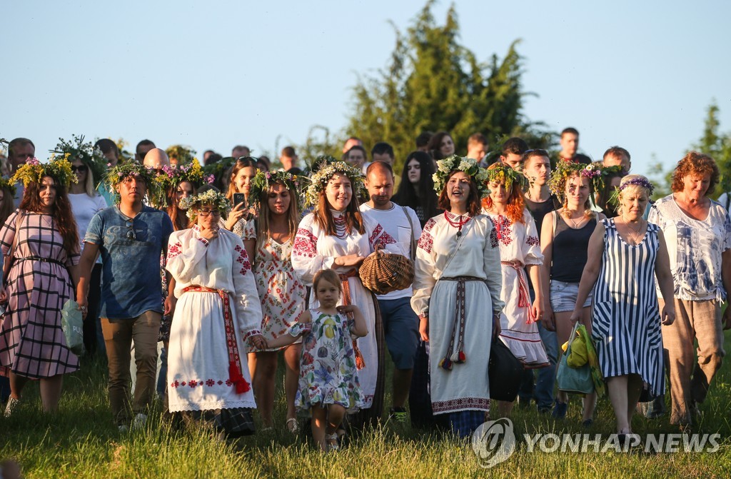 Ivan Kupala Day celebrations in Belarus