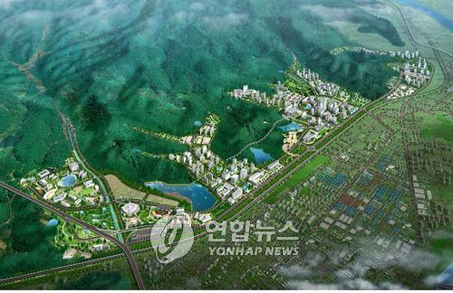 대구시 동구 신서동 혁신도시 조감도. <<연합뉴스DB>>
