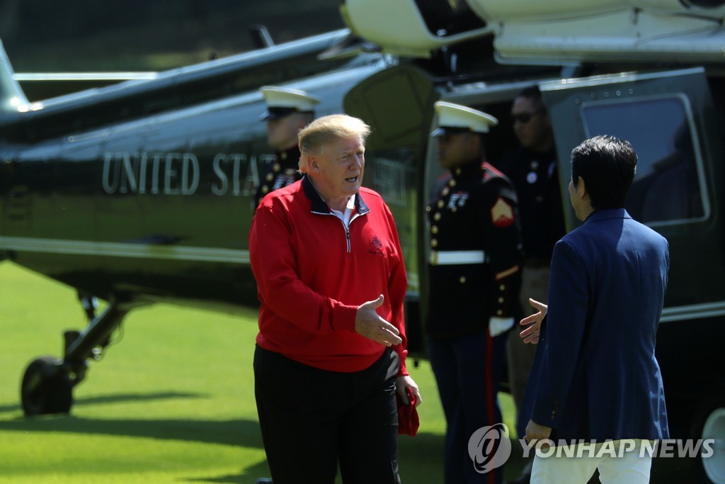 JAPAN-USA/TRUMP-GOLF