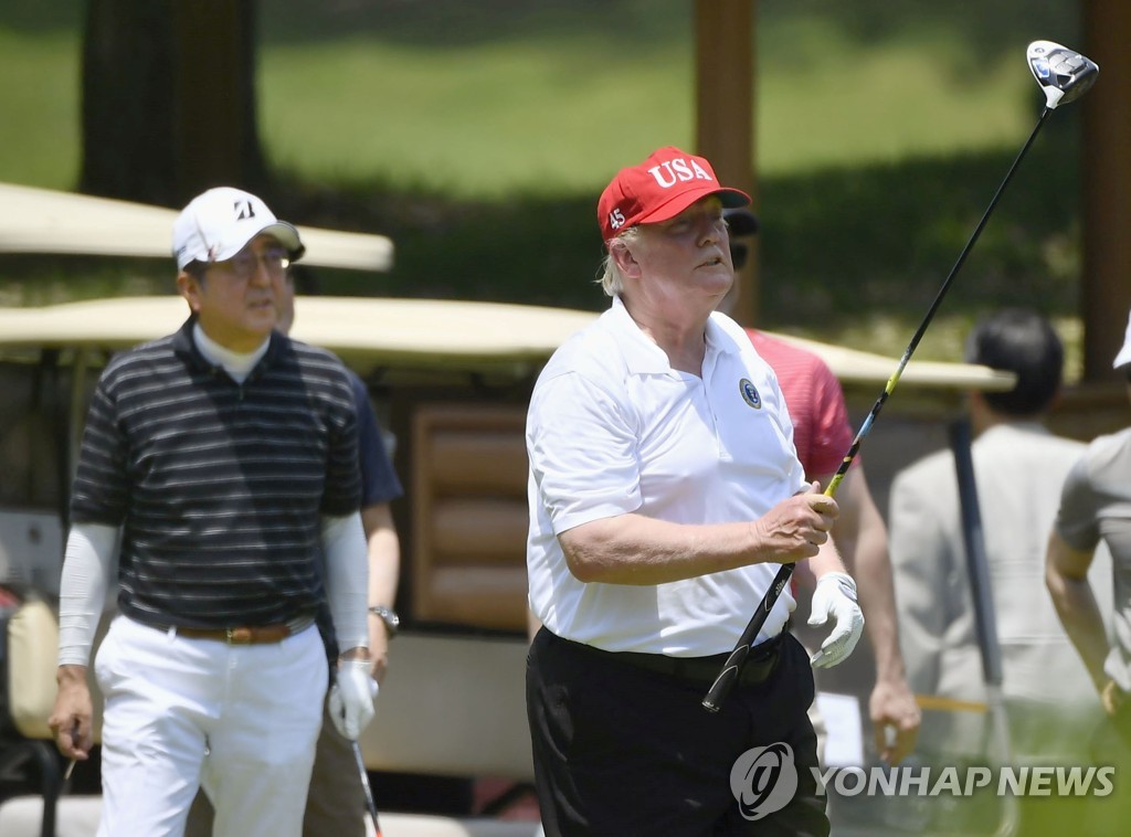 JAPAN-USA/TRUMP-GOLF