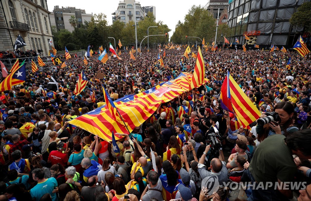 SPAIN-POLITICS/CATALONIA-STRIKE