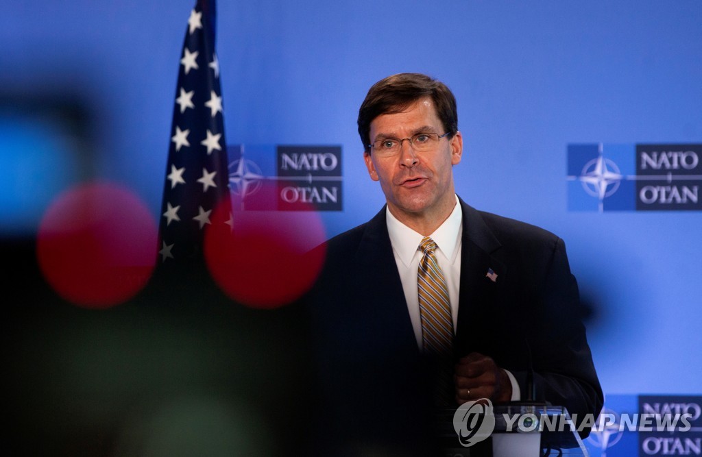 마크 에스퍼 미국 국방장관