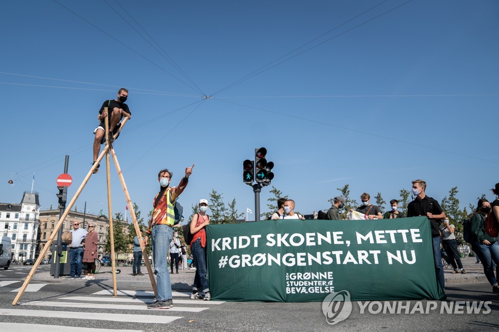 CLIMATE-CHANGE/DENMARK-PROTESTS