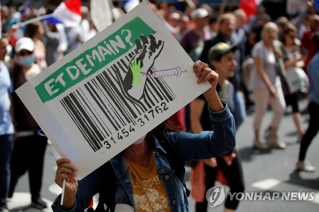 HEALTH-CORONAVIRUS/FRANCE-PROTEST
