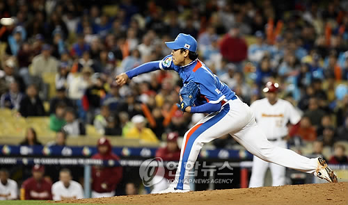 <WBC>베네주엘라 얼려버린 윤석민