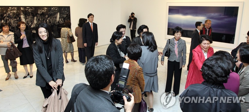 2010년 4월 한진그룹 일우 스페이스 개관 모습