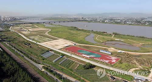 친환경 쉼터 낙동강 화명지구