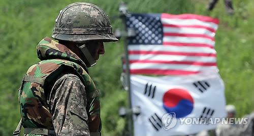 한미연합 도하훈련 (연합뉴스 DB)