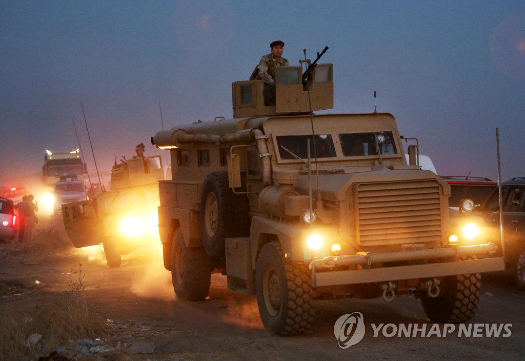 쿠르드 민병대, IS 향해 진격