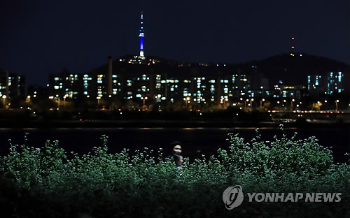 밤에 즐기는 서래섬 메밀꽃밭