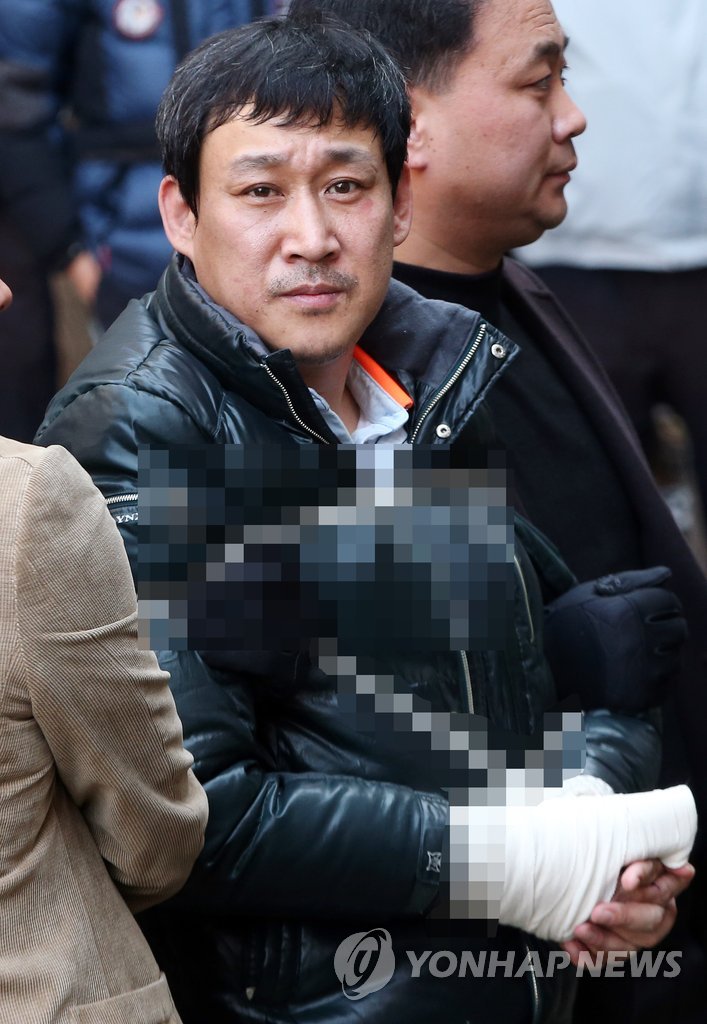 안산 살인 인질극 현장검증