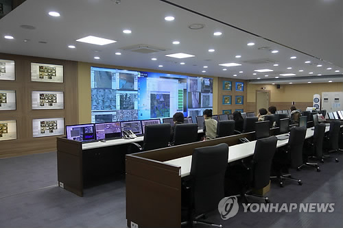 확장 이전한 청주 CCTV통합관제센터