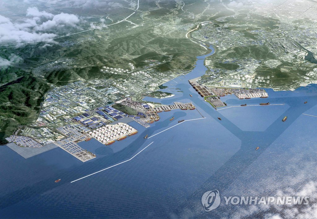 울산항 동북아 오일허브 조감도