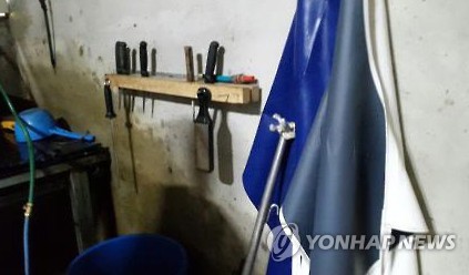 길고양이 도축장소 모습
