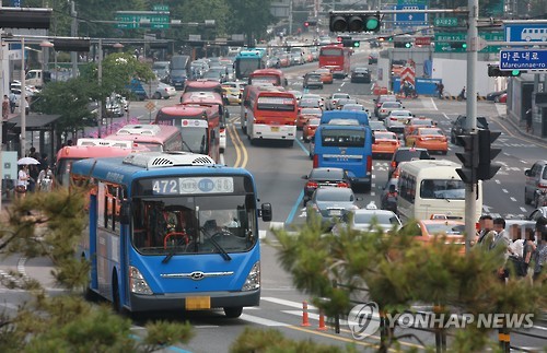 서울 시내버스(연합뉴스 자료사진)