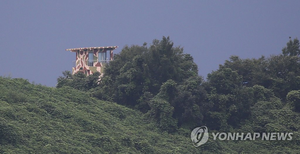 북한군 중서부전선 남측으로 포격