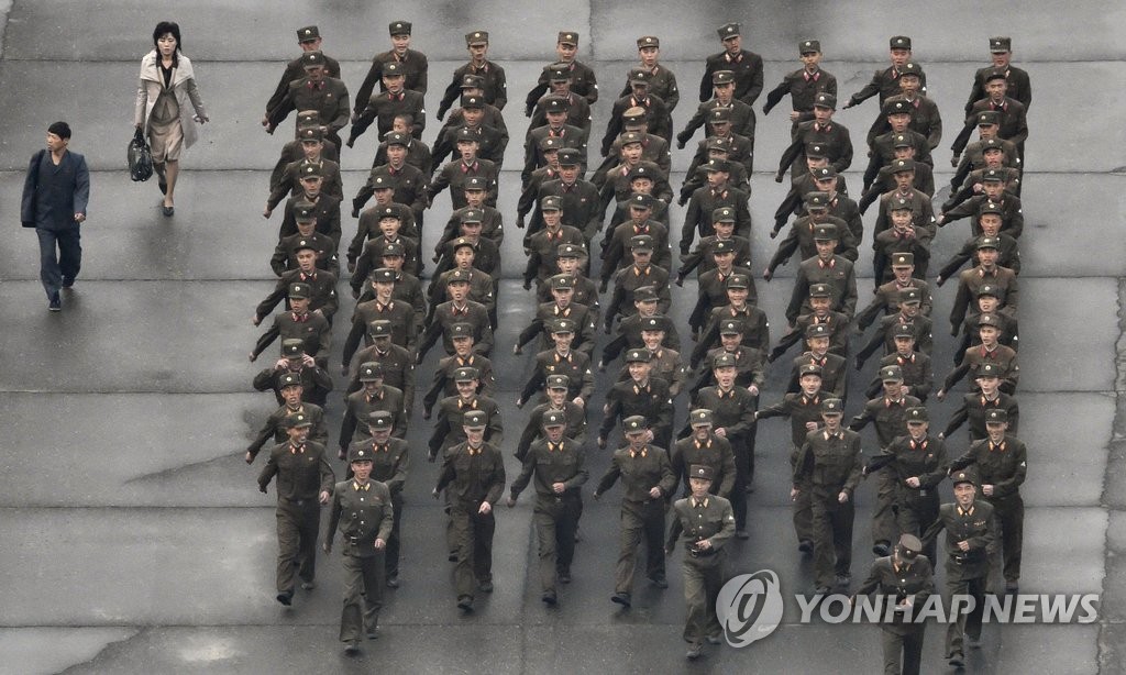 열병식 앞둔 북한.