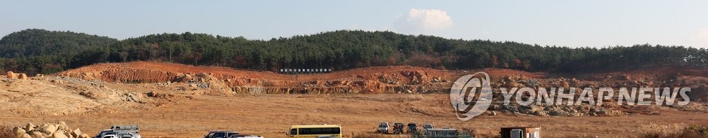 토목공사 진행중인 마산로봇랜드<<연합뉴스 자료사진>>