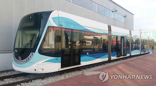 현대로템이 개발한 '트램'(연합뉴스 자료사진)