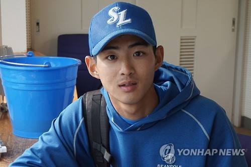 스프링캠프 참가한 삼성 구자욱
