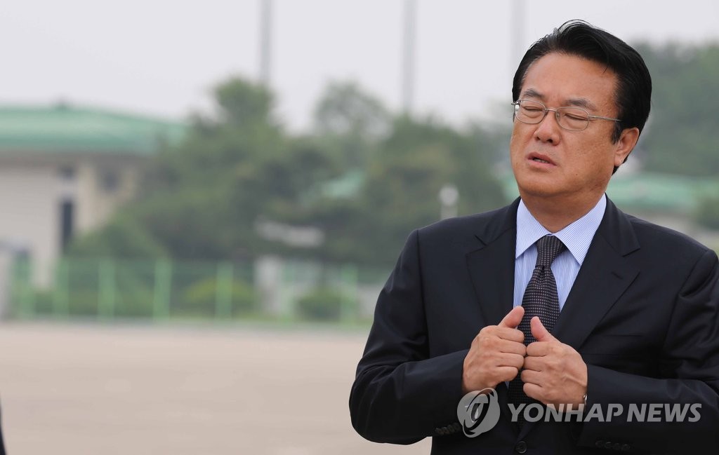 (성남=연합뉴스) 새누리당 정진석 원내대표