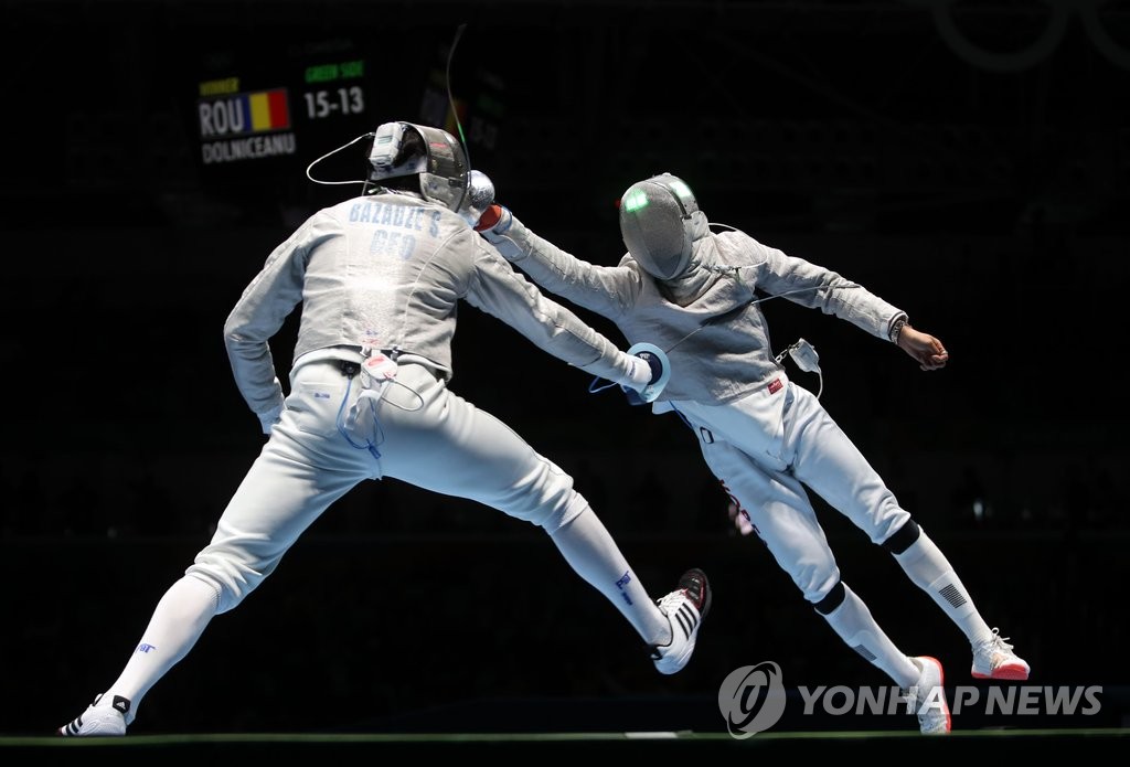 <올림픽> 김정환 점프!