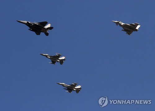 합동훈련하는 한ㆍ미ㆍ영 공군