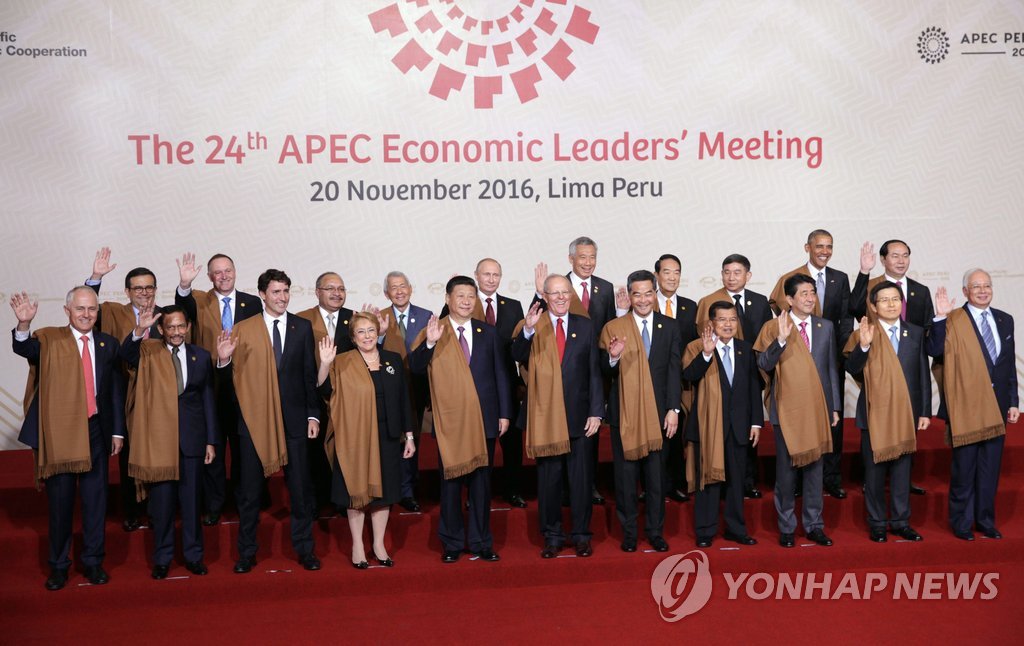 APEC 정상회의 본회의 개최…주제 '질적 성장과 인간 개발'