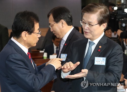 미래부 장관과 여당 정책위의장